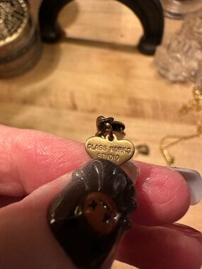 Glass Works Studio Disney Mickey Mouse Necklace
